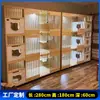 L Venta al por mayor Villa para Gatos Casa para Gatos Nido para Gatos Casa para Gatos Casa para Gatos Tienda de Mascotas Lujo Madera Maciza Exhibición Gabinete de Cría para Gatos Fábrica