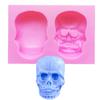 Molde de silicona para máscara de calavera de Halloween Molde para decoración de pastel de fondant y chocolate