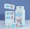 Mini Toallitas Húmedas, Toallitas Húmedas Mini Portátiles para Estudiantes y Bebés, Mini Toallitas Húmedas Especiales para Limpiar Manos y Boca al Salir