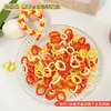 Lindo Set de Gomas para el Cabello para Niños que No Dañan el Cabello, Bandas Elásticas de Alta Elasticidad para Niñas y Bebés, Cuerdas Pequeñas para el Cabello del Tamaño de un Pulgar