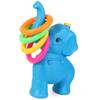 Casa de juegos infantil para exteriores elefante lanzamiento de aros divertido arcoíris juego infantil anillo de plástico juguete de dibujos animados