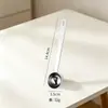 Colher Medidora de Aço Inoxidável 304 Transfronteiriça com Marcações de Escala de 5ml a 30ml para Leite em Pó, Café, Cozinha, Panificação e Vários Tamanhos