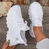 Zapatos Blancos Cómodos de Color Sólido, Transpirables, de Tendencia, para Mamá, Venta Caliente Casual 2026, Nuevo Estilo, Comercio Electrónico Transfronterizo, Versátiles