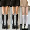 Meias 3/4 Verão Pressão Emagrecimento Finas Meias Acima do Joelho Japonesas Fofas Meias Longas Uniforme Meia Meia Alta