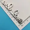 Galvanizado Oso Artificial Pajarita Copo de Nieve Corona Flor Plástico Accesorios Diadema DIY Agarrador Funda de Teléfono Celular Hebilla de Zapato Pegatina