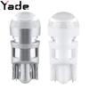 Yade carro LED luz do carro T10 3030 1smd luz de largura de destaque com lente condensador luz de leitura w5w