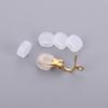 Hecho a mano diy Joyería Accesorios Clip para Oreja Almohadilla Transparente Ovalada Preferida Anti-Dolor Almohadilla de Silicona Antideslizante para Clip de Oreja