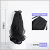 Atacado do Fabricante Peruca de Rabo de Cavalo Médio-Longo Cacheado Estilo Tira Cabelo Ondulado Grande Cabelo Artificial Rabo de Cavalo Baixo Rabo de Cavalo Alto