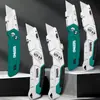 Cortador de Papel Ultra Afiado de Alta Resistência Faca para Papel de Parede Lâmina de Faca Totalmente Metálica de Grau Industrial Decoração em Madeira Durável Tamanho Pequeno