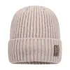 Gorro para Hombre Invierno a Prueba de Frío Tejido con Forro de Felpa Engrosado Cálido Gorro de Lana Gorro de Algodón Ciclismo de Invierno a Prueba de Viento Gorro Frío