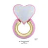 Nuevo Globo de Papel de Aluminio con Forma de Corazón de Oso de Pie Transfronterizo de Amazon para Boda, Día de San Valentín, Confesión, Decoración y Fiesta