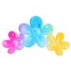 Estilo Vento Três Gradientes Flor de Ovo Transfronteiriça Novo Grande Grampo de Pegar Cor Gelatina Flor de Uma Peça Parte de Trás da Cabeça Clipe Tubarão