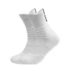 Calcetines de baloncesto profesionales de tubo largo talla grande, calcetines de correr de tubo corto transfronterizos, calcetines deportivos de caña alta con amortiguación y suela de toalla