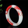 Xinjiang Hetian jade sangue de galinha jade pulseira material externo jade colorido jade dourado pulseira de jade fornecimento ao vivo