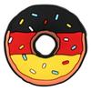 Nova Bandeira Nacional Donut Sapato Flor Criativo Desenho Animado Transfronteiriço PVC Acessórios para Sapatos Tamancos de Alta Qualidade Acessórios