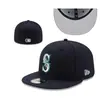 Boné de Baseball MLB Comércio Exterior Novo Boné Fechado Unissex Bordado Hip-Hop Tamanho do Boné Proteção Solar ao Ar Livre Boné à Prova de Vento