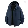 Jaqueta Funcional Outdoor Estilo Luotuo para Mulheres, Jaqueta de Plumas Três em Um, Jaqueta de Montanhismo à Prova de Vento e Impermeável para Outono e Inverno para Homens
