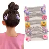 Nuevo artefacto de peinado despeinado de moda para niños Peine para el cabello Lala para niña Dibujos animados Lindo peine para insertar en la nuca Tarjeta para recogido de niña