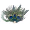 Fábrica de horquillas de plumas de pavo real de estilo étnico popular transfronterizo, venta al por mayor, accesorios para el cabello para fiestas de baile y espectáculos de danza