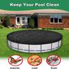 Funda para Muebles de Exterior Amazon 210d Plateada Impermeable y a Prueba de Polvo Cubierta Redonda para Piscina de Arena Cubierta para Cama Elástica Cubierta Redonda Inflable