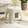 Taburete Pequeño para el Hogar, Taburete Bajo, Banco Pequeño de Plástico, Silla Resistente para Niños, Reposapiés Engrosado, Baño Antideslizante Sala de Estar