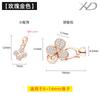 Trébol de Tres Hojas Cadena de Plata 925 Cierre Broche Collar de Perlas Cierre de Pulsera Conector para Dijes Accesorios DIY
