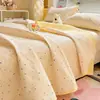 2026 Novo Modelo Capoc Estampado Capa de Cama Peça Única Capa de Cama Conjunto de Três Peças
