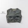 Chaleco de Mezclilla Delgado para Niños 2026 Verano Nuevo Estilo Niños y Niñas Chaleco Delgado Bebé Estilo Japonés Coreano Moderno Atuendo para Niños