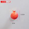 Imán de nevera de simulación de frutas y verduras de PVC Mini Fresa Sandía Manzana Cereza Lichi Piña imán de nevera