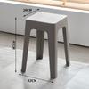 Taburete de Plástico para el Hogar Grueso Adulto Robusto Moderno Simple Comercial Silla de Comedor Taburete Alto Taburete Cuadrado Banco Apilable