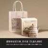 Buda de prata panela quadrada casa bule pequeno bule único pote chinês retro conjunto de chá de cerâmica kung fu máquina de chá