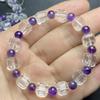 Pulsera Cubo de Azúcar Facetado de Cristal Blanco Natural DIY Collar Pulsera Accesorios Cubo Fábrica Venta al por Mayor Envío Gratis Cuentas