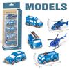 Comércio Exterior Crianças Carrinho de Trilho Deslizante Montável Carrinho Ejetor Brinquedo Caixa Portátil DIY Brinquedo de Estacionamento Modelo de Carro