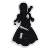 A Família Addams Quarta-feira Temáticos Charms Macios de PVC para Sapatos Acessórios de Sapato Acessórios de Decoração de Sapato Amazon