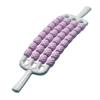 Rodillo de masaje con púas para yoga, relajante muscular, tres filas, con función de doblado para masaje de espalda.