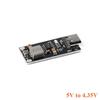 Placa de carga de batería de litio ternaria de polímero de alta corriente 3A 5V a 4.2V/4.35V soporta entrada Tipo-C