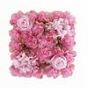 Produtos transfronteiriços diretos da fábrica, simulação de parede de flores, fundo de casamento, decoração de parede, flores artificiais, fileira de flores de rosas, flores de casamento