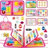 Juguetes Educativos Transfronterizos al por Mayor Libros de Fieltro para Niños Educación Temprana para Desarrollar la Capacidad de Aprendizaje Tablero de Aprendizaje Ocupado de Fieltro para Niños Pequeños