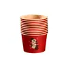 Vasos y Tazones de Papel para Fiesta de Inauguración de Casa y Suministros para Mudanza a Casa Nueva, Vasos Desechables Rojos Engrosados y Endurecidos para Banquetes y Fiestas en Casa