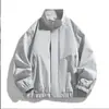 Chaqueta Deportiva Holgada con Cuello Alto para Hombre, Chaqueta Casual de Primavera y Otoño, Resistente al Viento, Versátil, Moderna, Chaqueta Unisex