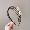 Tiara de dentes alta estilo coreano, fresca e delicada, modelo novo 2026, tiara especial para lavar o rosto, acessório de cabelo, presilha de cabelo