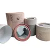 Fornecimento Direto da Fábrica Embalagem de Lata de Papel Tubo de Papel com Janela Brinquedo para Animal de Estimação Embalagem Universal Lata de Papel Redonda Criativa Disponível para Amostras