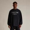 Fog Multi-Line Essentials Hhh Marca Americana de Moda de Rua Estampa de Letra Escondida Camiseta Casual Solta de Manga Longa