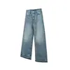 Jeans de campana holgados retro de moda de la calle americana para hombre, nuevos, transfronterizos, 2026