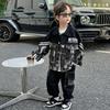 Conjunto de Ropa para Niños Primavera y Otoño 2026 Nuevo Estilo Conjunto Casual Fresco de Dos Piezas para Niños Mayores Ropa de Moda Comercio Exterior