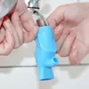 Taza de enjuague bucal simple portátil para viajes, vaso para cepillarse los dientes, extensor de grifo de silicona, dispositivo para lavarse las manos para niños, ranura guía de agua