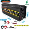 Inversor de onda senoidal pura de 12V a 110V 500W 800W 1000W 1500W 2000W 3000W con pantalla LED