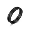 Venta caliente transfronteriza anillo de acero inoxidable personalidad viento de lujo ligero venta al por mayor mujeres nicho superior corte simple moda anillo