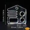 Amazon Tiktok Shein Organizador de Hilo para Punto de Cruz Transparente Acrílico Hilo de Bordar Contenedor de Almacenamiento para Costura