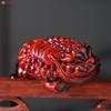 Colgante de Talla de Calabaza de Palo de Rosa Pixiu Juguete de Madera Pieza de Mano Decoración del Hogar Punto Escénico Artesanías de Venta Caliente